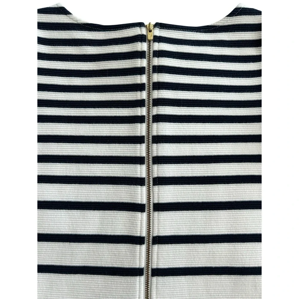 Lilly Pulitzer Dress Girls X Large Blue White Striped 3/4 Sleeve Preppy Beach XL